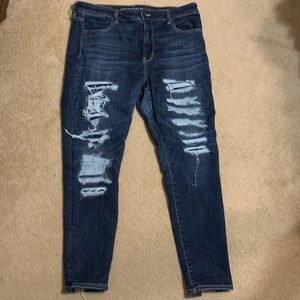 super hi-rise AE jeggings